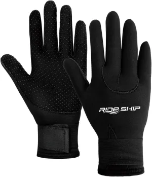 Neoprene Gloves Scuba Diving Gloves Wetsuit Dive Gloves for Men Women Kids, 3MM 5MM Flexible Anti Slip Thermal Five Finger Surfing Glove for Spearfishing Paddling Kayaking Swimming