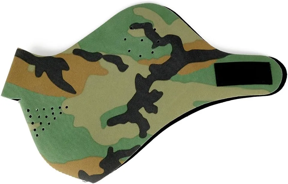 Neoprene Half Face Mask Outdoor Protection with Adjustable Closure