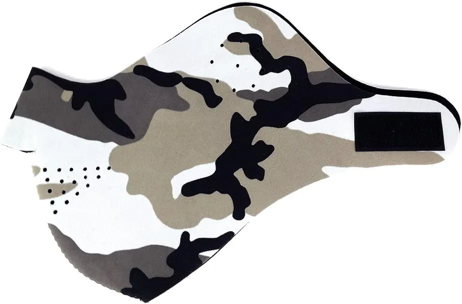 Neoprene Half Face Mask Outdoor Protection with Adjustable Closure
