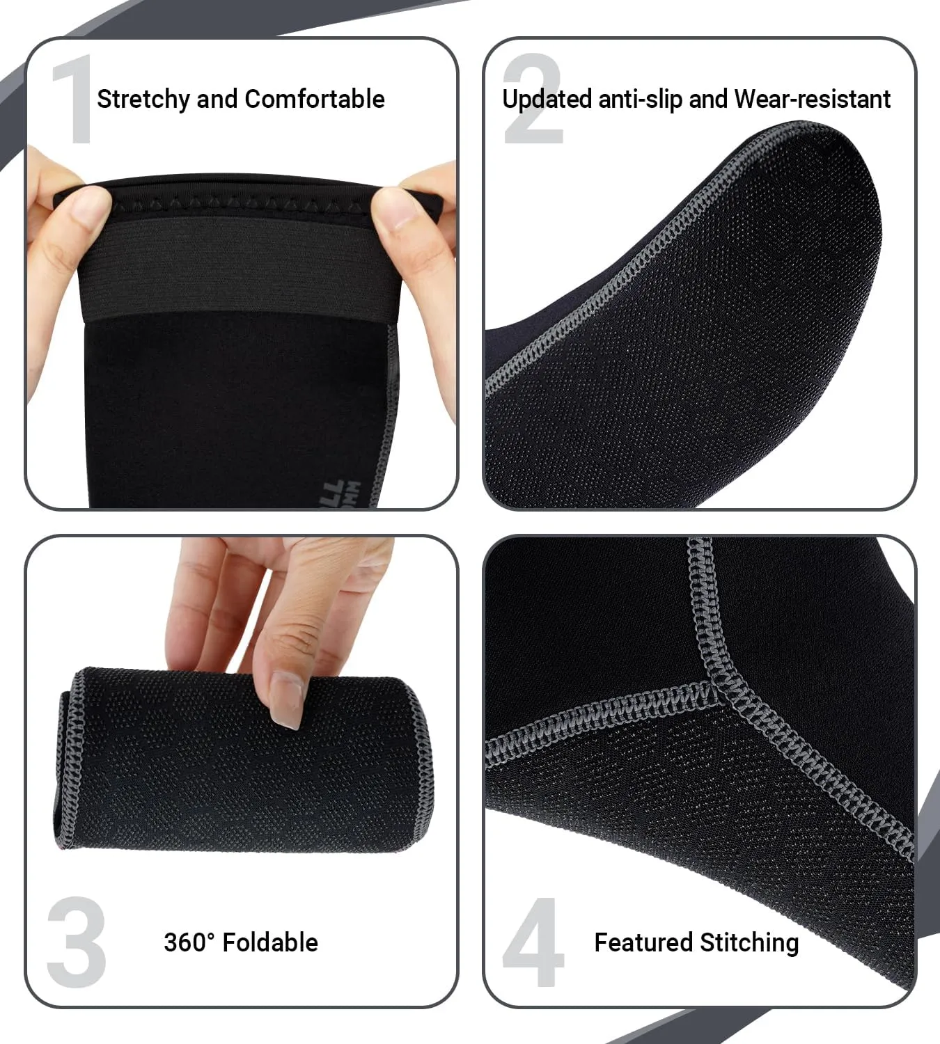 Neoprene Socks 3mm Wetsuit Socks Anti-Slip Keep Warm Diving Socks Swim Socks Water Sport Swimming Surfing