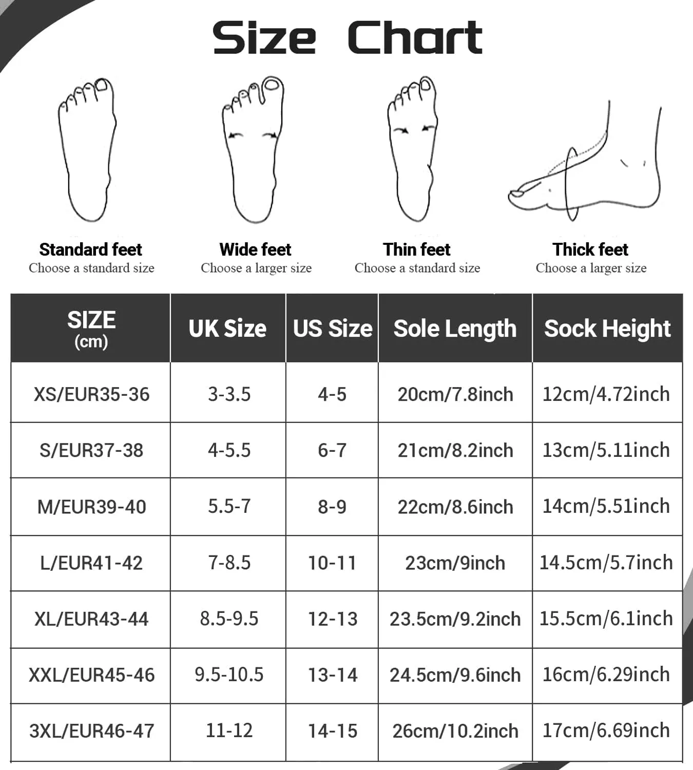 Neoprene Socks 3mm Wetsuit Socks Anti-Slip Keep Warm Diving Socks Swim Socks Water Sport Swimming Surfing