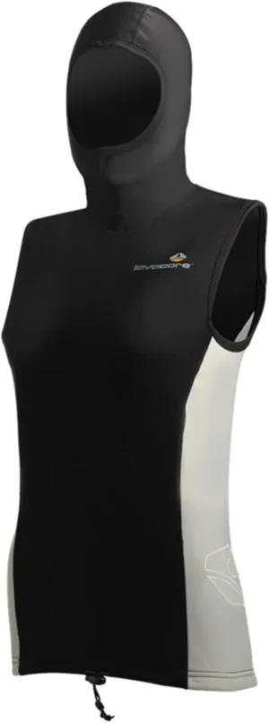 New Women's LavaCore Trilaminate Polytherm Hooded Vest (X-Small) for Extreme Watersports
