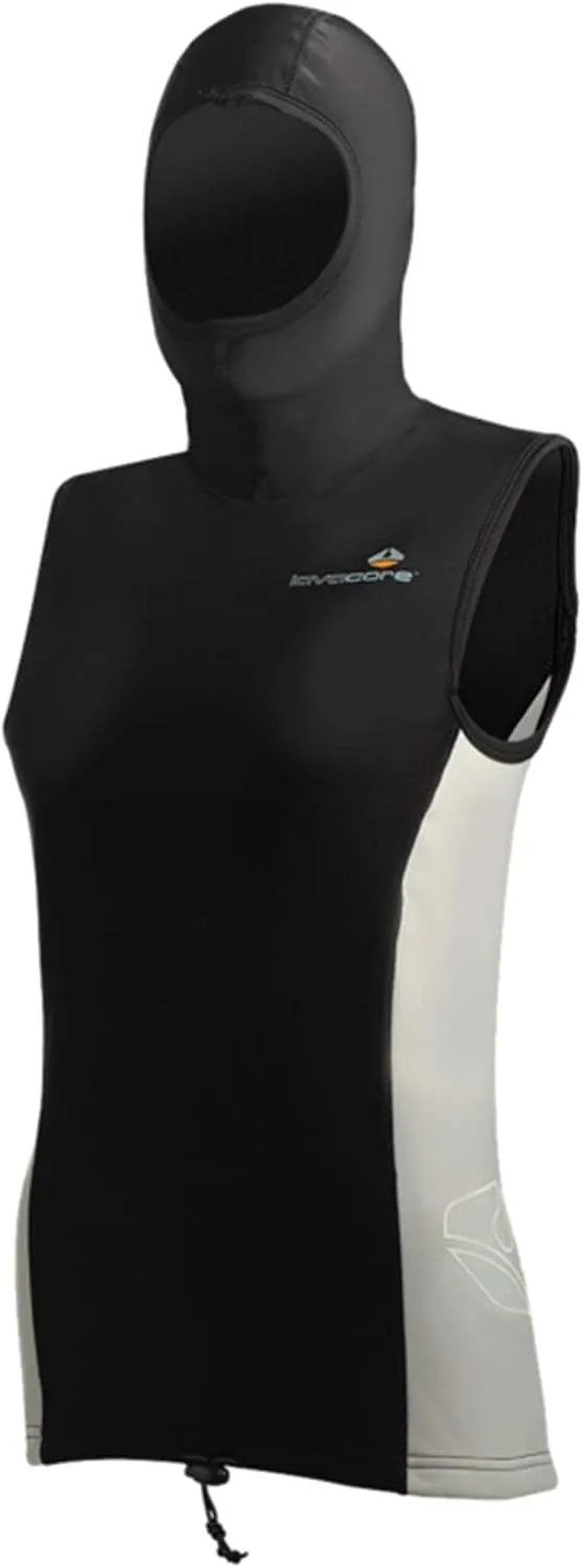 New Women's LavaCore Trilaminate Polytherm Hooded Vest (X-Small) for Extreme Watersports