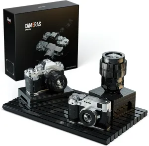 Nifeliz Cameras Building Set for Build and Display, Creative Gift for Photographers, Collectible Cameras Model for Display, Creative Activity or Gift for Adults (2,109PCS, NF10277)