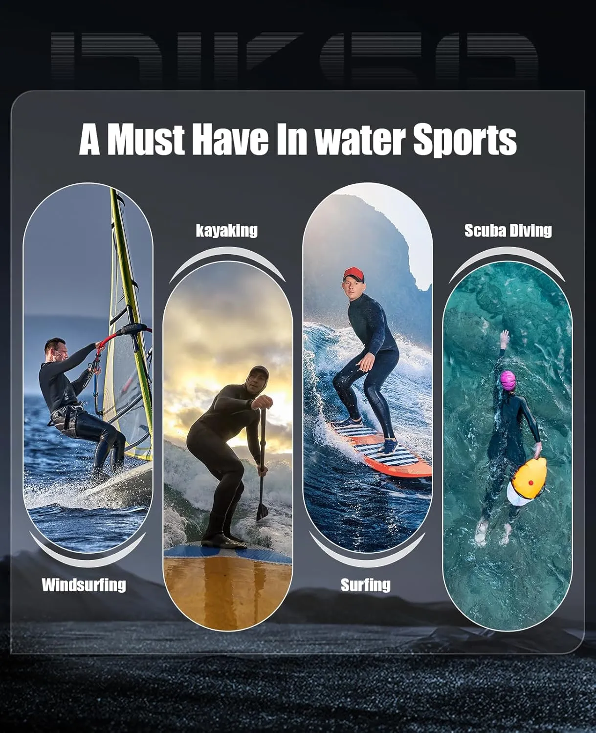 Niksa Men Wetsuit 3/2mm, SBR Neoprene Full Wet Suit YKK Back Zip for Surfing Swimming Diving Water Sports