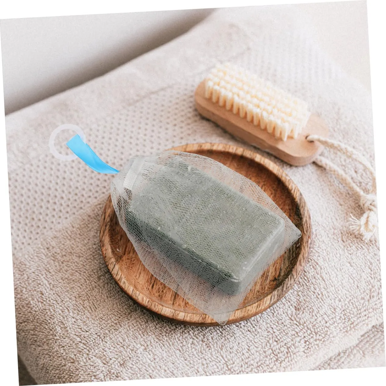 NOLITOY 8pcs Exfoliating Soap Foaming Nets Pouches for Handmade Facial Cleansing for Making Shower Use Design for Lathering