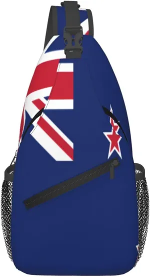 Norwegian flag Men's And Women's Small Crossbody Bags Chest Bags Daily Bags Are Suitable For Outdoor Hiking Trips