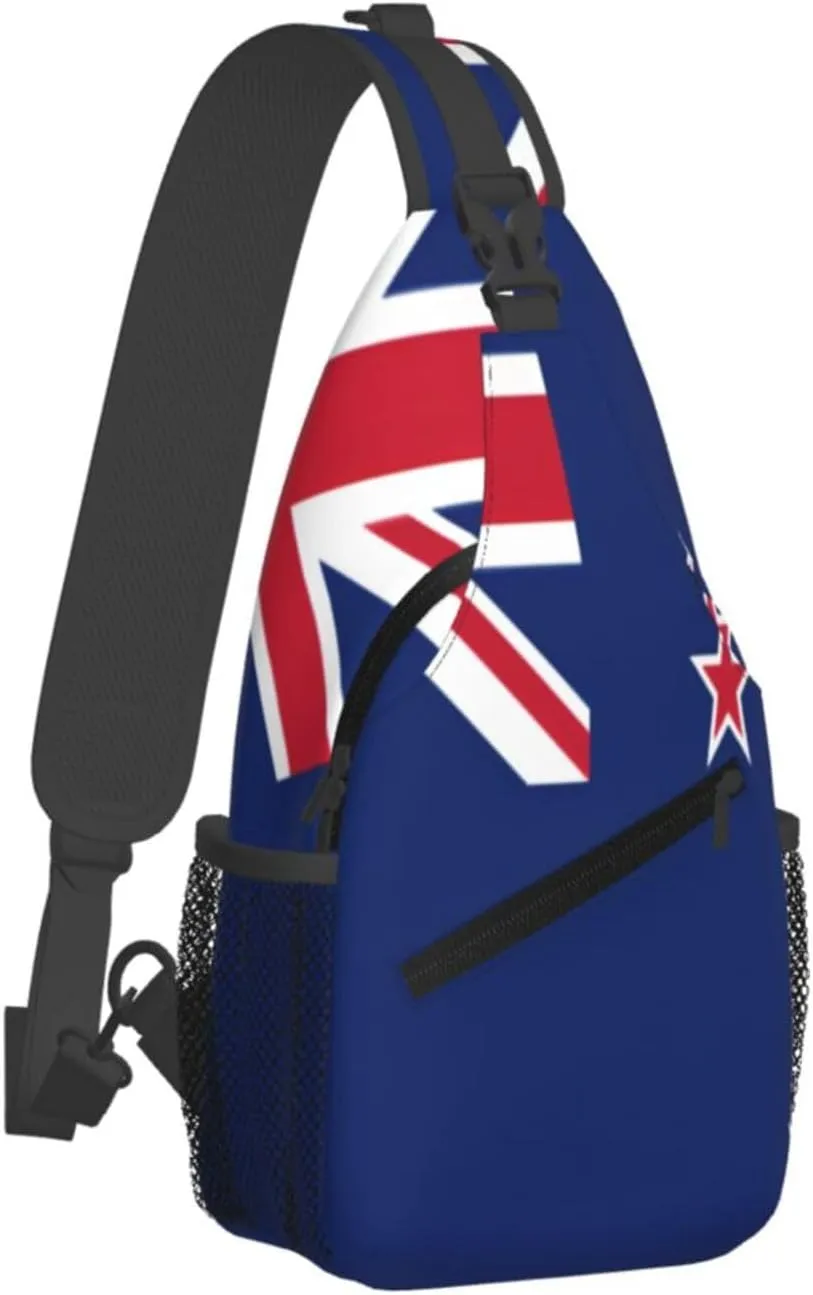 Norwegian flag Men's And Women's Small Crossbody Bags Chest Bags Daily Bags Are Suitable For Outdoor Hiking Trips