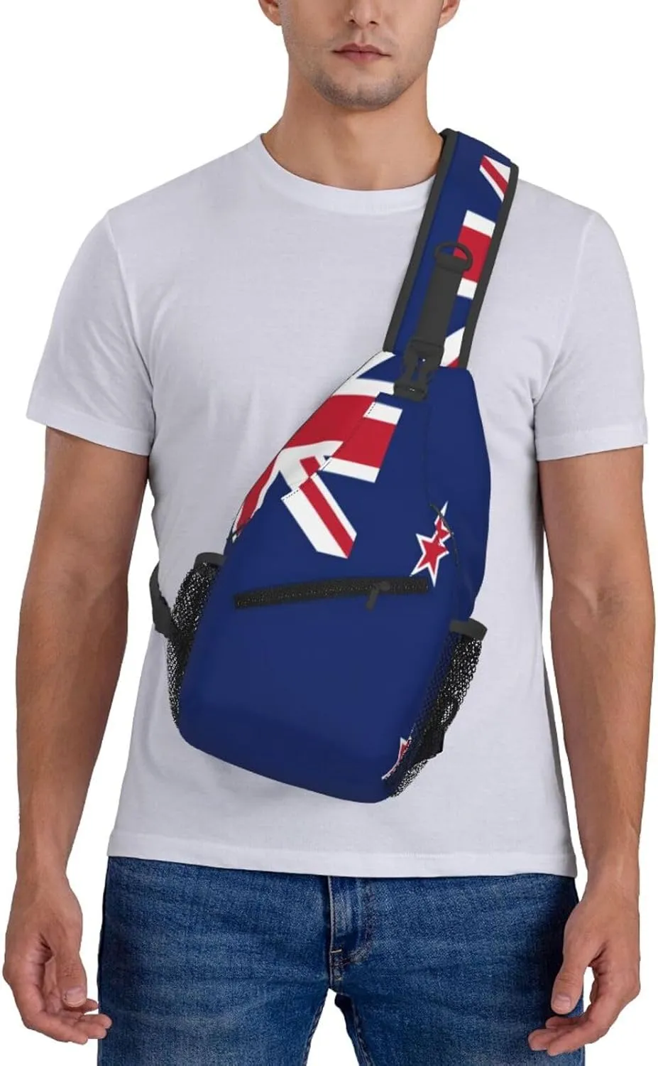 Norwegian flag Men's And Women's Small Crossbody Bags Chest Bags Daily Bags Are Suitable For Outdoor Hiking Trips