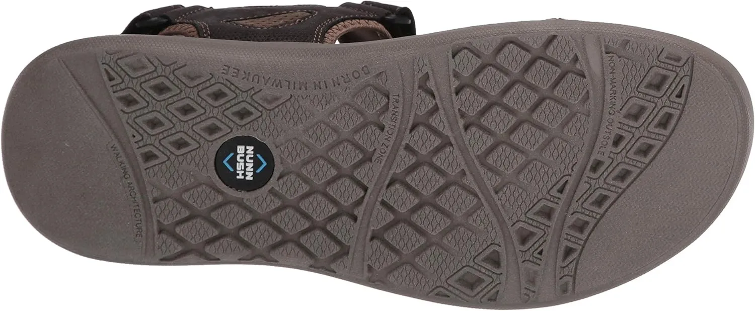 Nunn Bush Men's Rio Vista 3 Strap River Sandal Water Shoe