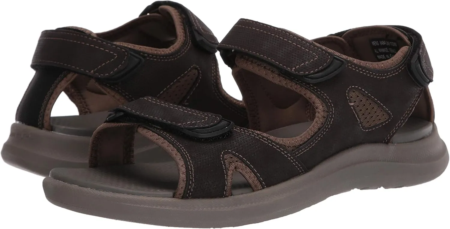 Nunn Bush Men's Rio Vista 3 Strap River Sandal Water Shoe