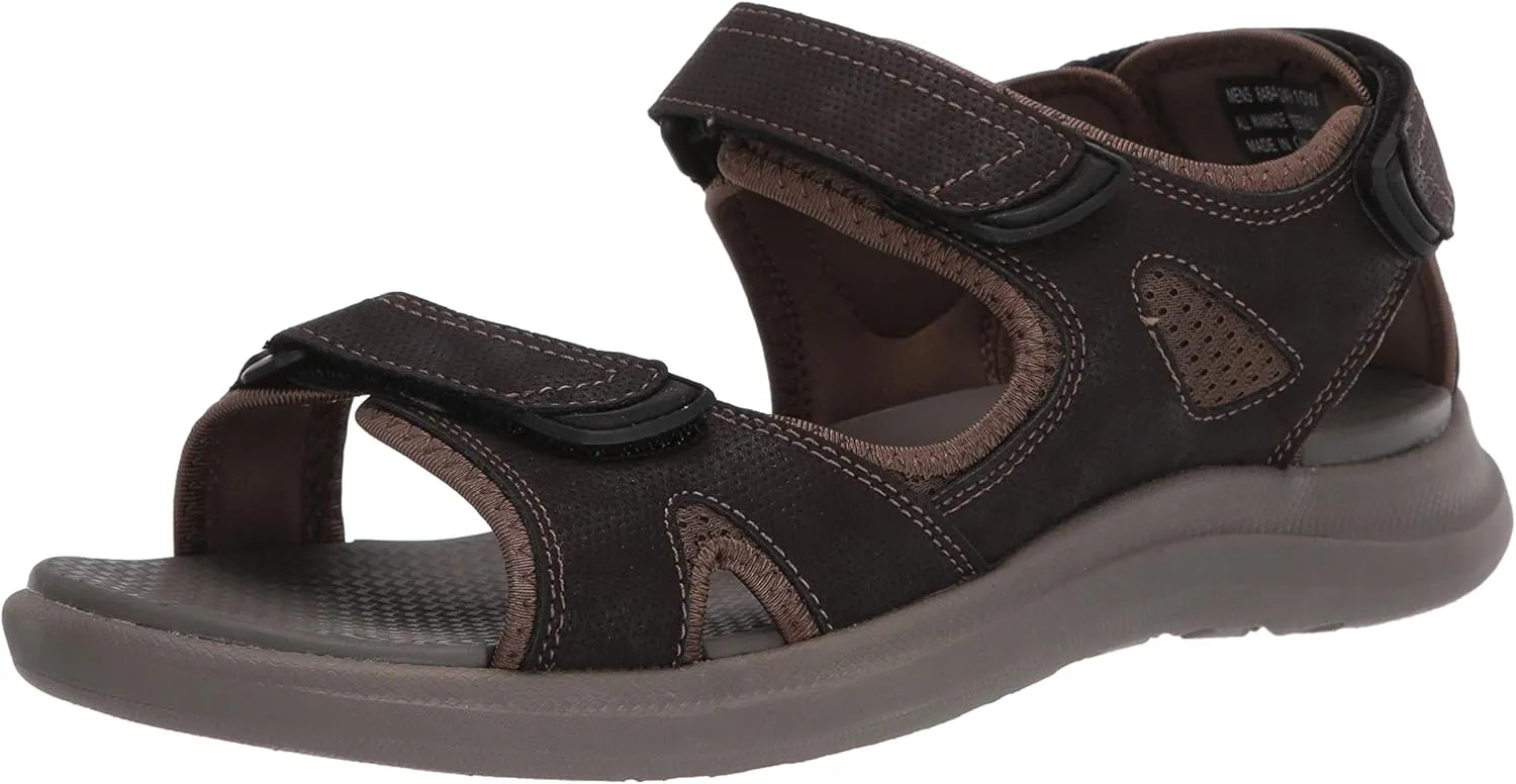 Nunn Bush Men's Rio Vista 3 Strap River Sandal Water Shoe