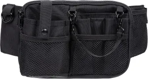 Nurse Fanny Pack with Medical Supply Pockets, Adjustable Strap Extends from 25" to 47",Utility Storage, Nurse Essentials for Work,Nurse Gifts;Black