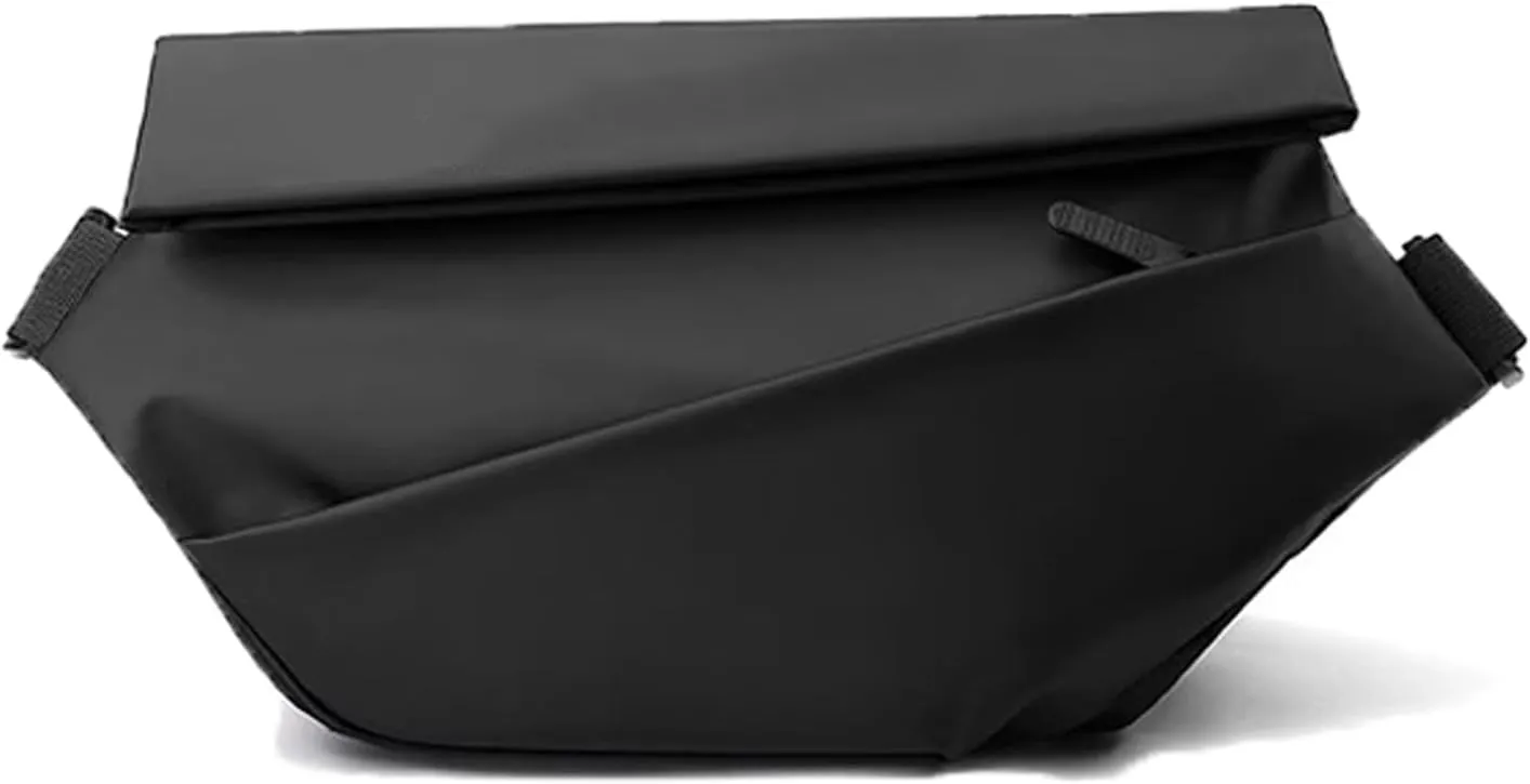 Obsidian Sling Bag, Ria Obsidian Sling Bag, Crossbody Bag Men, Waterproof Sling Bag for Men, Men Crossbody Bags (Black B)