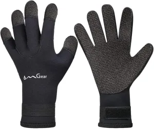 OMGear Neoprene Gloves Diving Wetsuit Gloves 3mm Flexible Thermal with Adjustable Waist Strap for Snorkeling Scuba Diving Surfing Kayaking Rafting Spearfishing Sailing