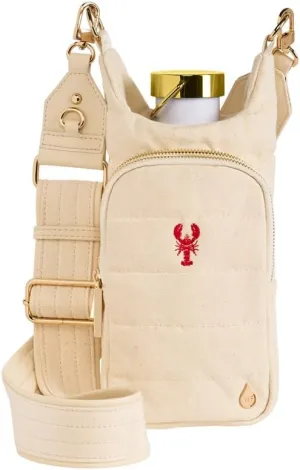 Original HydroBag Collection | Large Water Bottle Holder with Strap & Zipper Slot for Handle | Crossbody Tumbler Carrier Bag with Pockets