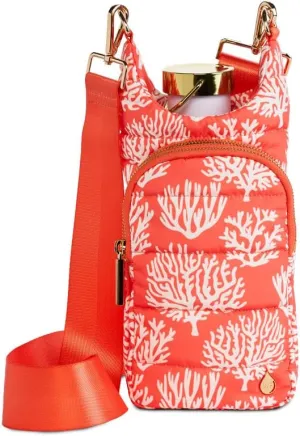 Original HydroBag Collection | Large Water Bottle Holder with Strap & Zipper Slot for Handle | Crossbody Tumbler Carrier Bag with Pockets
