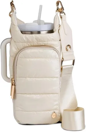 Original HydroBag Handle Collection | Large Crossbody Water Bottle Holder with Strap & Zipper Slot for Handle