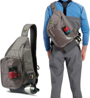 Orvis Fly Fishing Sling Pack - Easy Reach Single Strap Backpack with Durable Docks for Fly Fishing Accessories, Sand - One Size