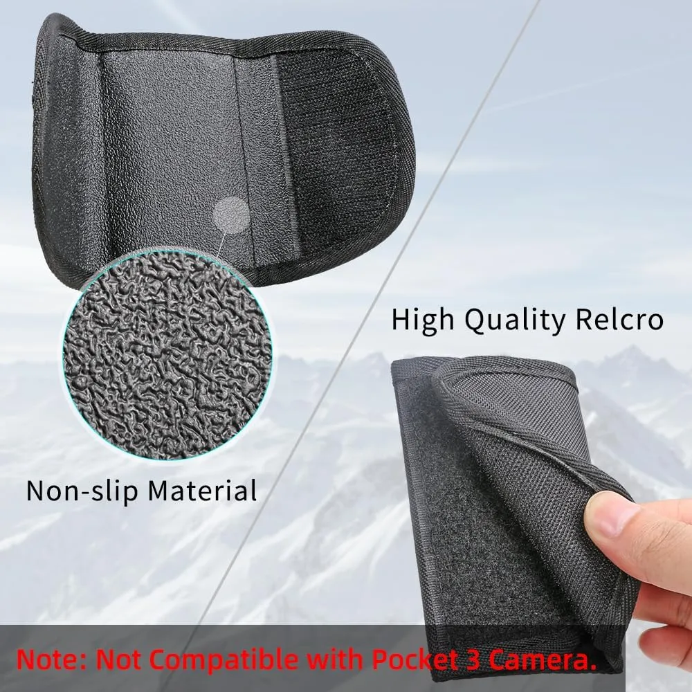 Osmo Pocket Backpack Mount Backpack Strap Knapsack Shoulder Mount with Extended Border Compatible with DJI Osmo Pocket,Osmo Pocket 2 (Black)