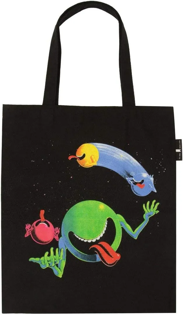 Out of Print Literary and Book-Themed Canvas Tote Carrying Bag for Book Lovers, Readers, and Bibliophiles
