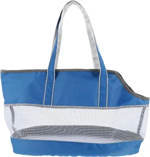 Outdoor Pet Carrier Bag Breathable Mesh Cat Backpack for Travel Durable Nylon with Safety Buckles Comfortable Shoulder Straps for Cats and Pets