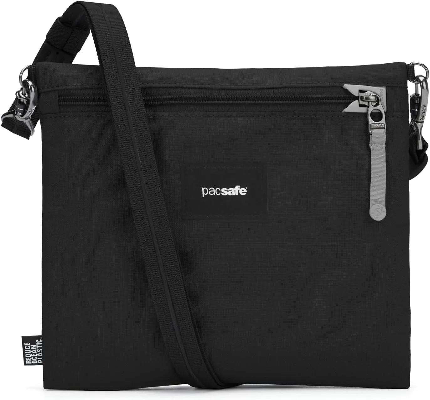 Pacsafe GO Anti Theft Crossbody Pouch, Jet Black