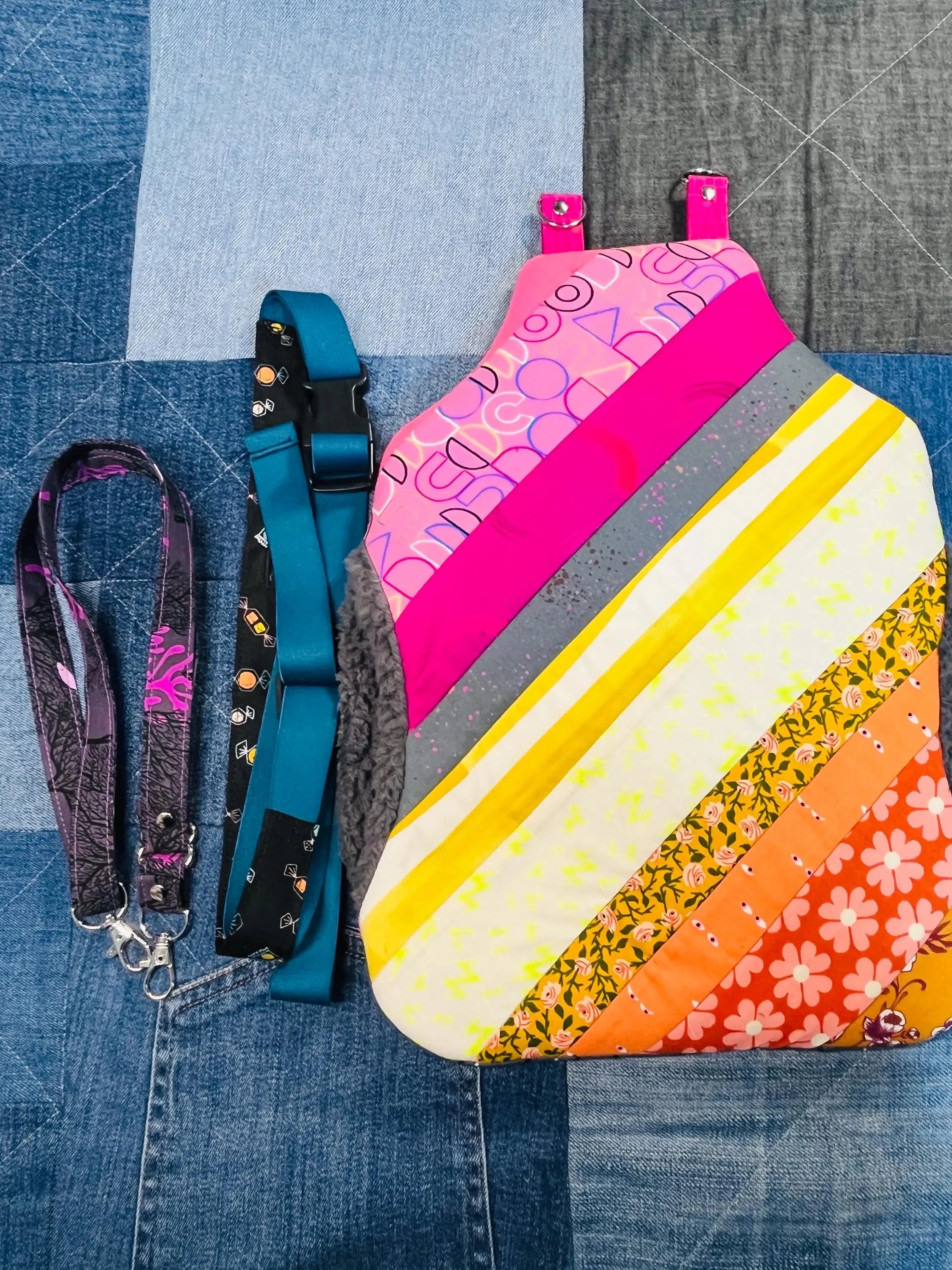 Patchwork Wearable Hot Water Bottle Cover