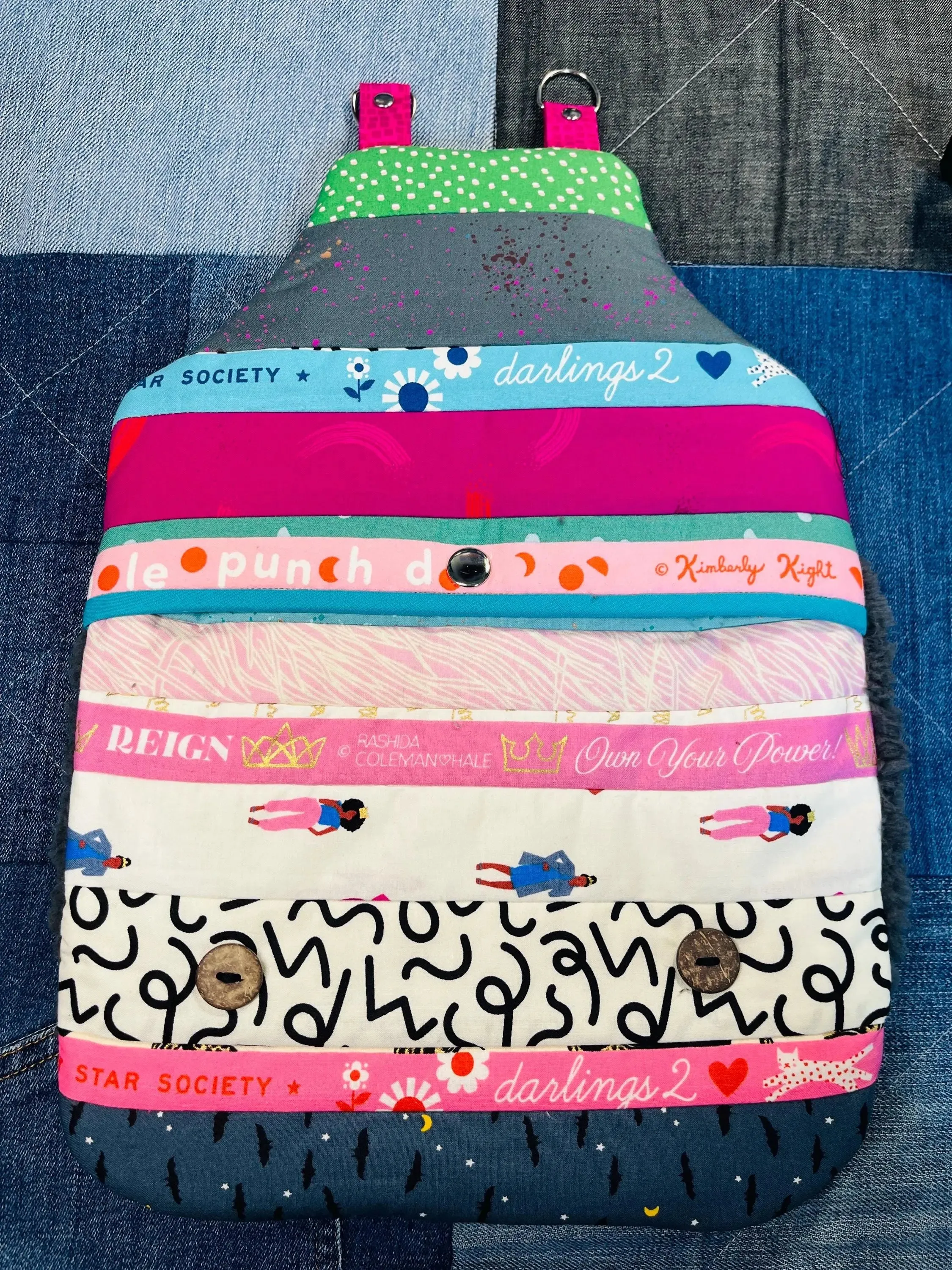 Patchwork Wearable Hot Water Bottle Cover