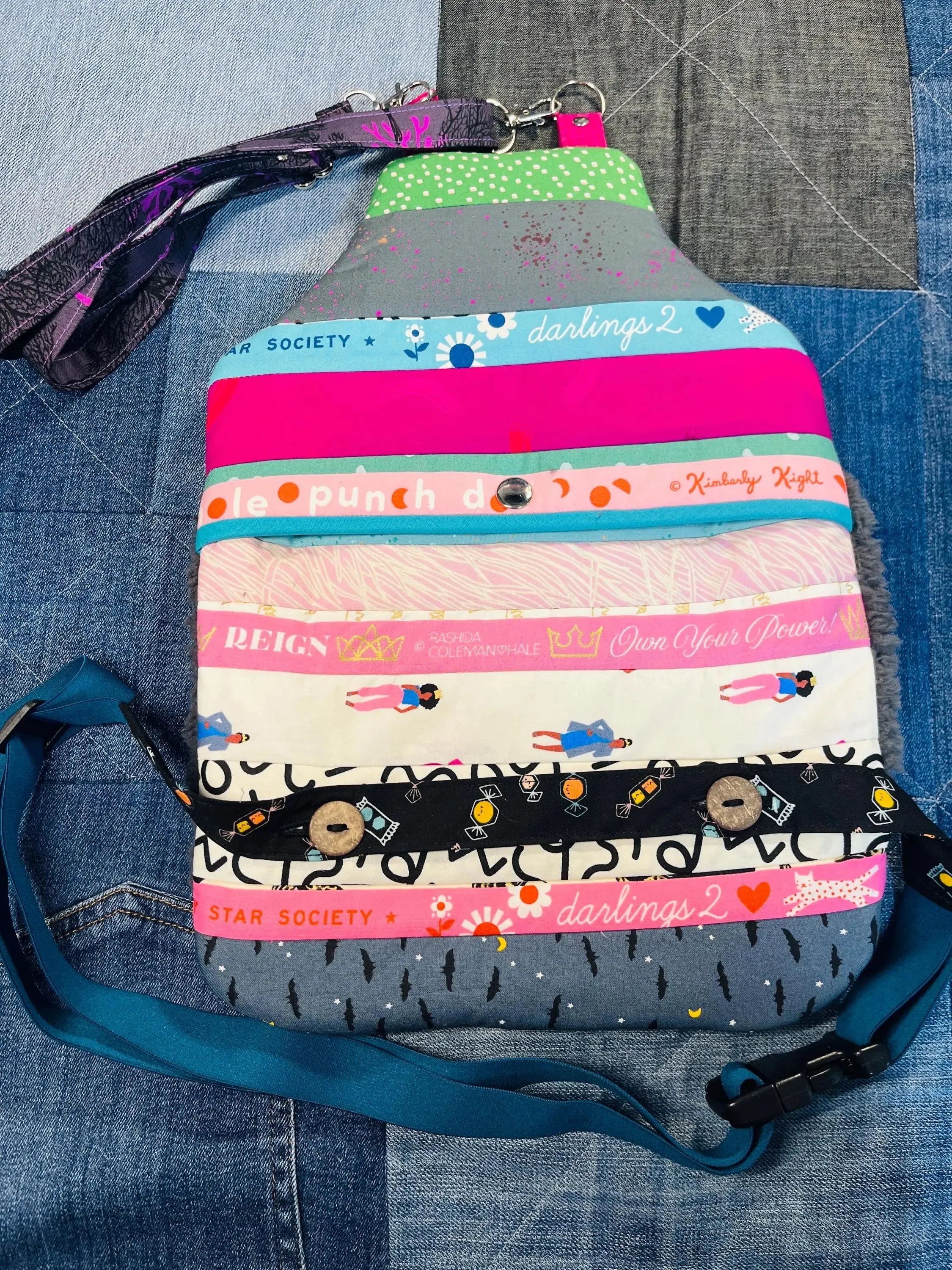 Patchwork Wearable Hot Water Bottle Cover