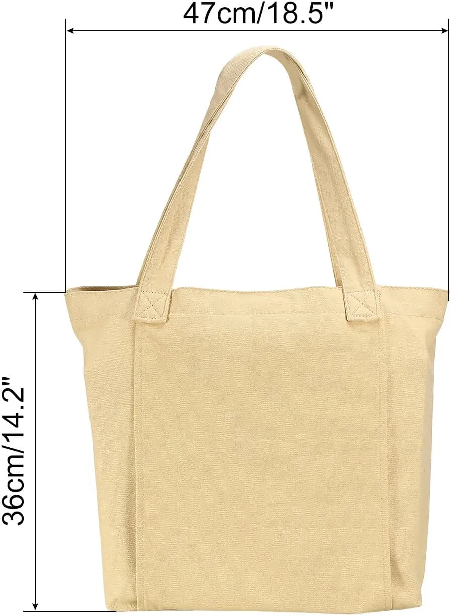 PATIKIL Yoga Mat Bags, Yoga Tote Carrier Shoulder Bag with Mat Pocket Carryall Canvas Tote Yoga Gym Bags