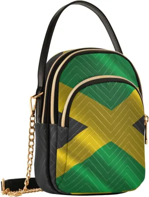 Patriot Flag Cell Phone Purse Crossbody Handbag Durable Shoulder Bag Sturdy Travel Pouch