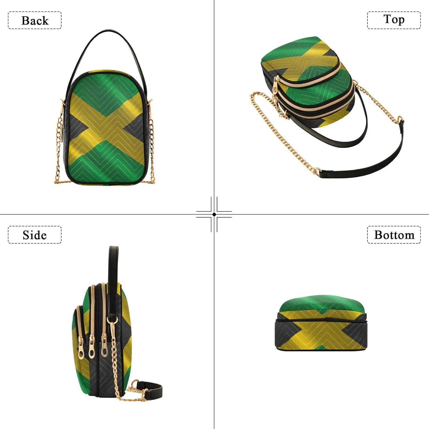 Patriot Flag Cell Phone Purse Crossbody Handbag Durable Shoulder Bag Sturdy Travel Pouch