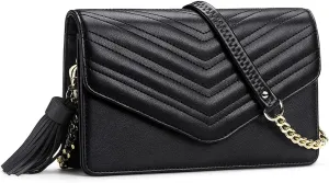 Peacocktion Small Crossbody Bags for Women, RFID Wallet Purse Cellphone Card Holder Wristlet 2 Straps