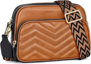 Peacocktion Small Crossbody Bags for Women, RFID Wallet Purse Cellphone Card Holder Wristlet 2 Straps