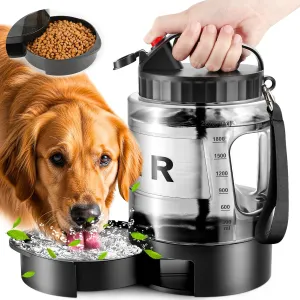 PETNF 77 oz Portable Dog Water Bottle for Travel， Travel Water Bowl for Dogs Leak-Proof， Suitable for Large Pet Drinking, A Must-Have for Outdoor, Camping, Walking, Beach, Hunting, and Other Scenes