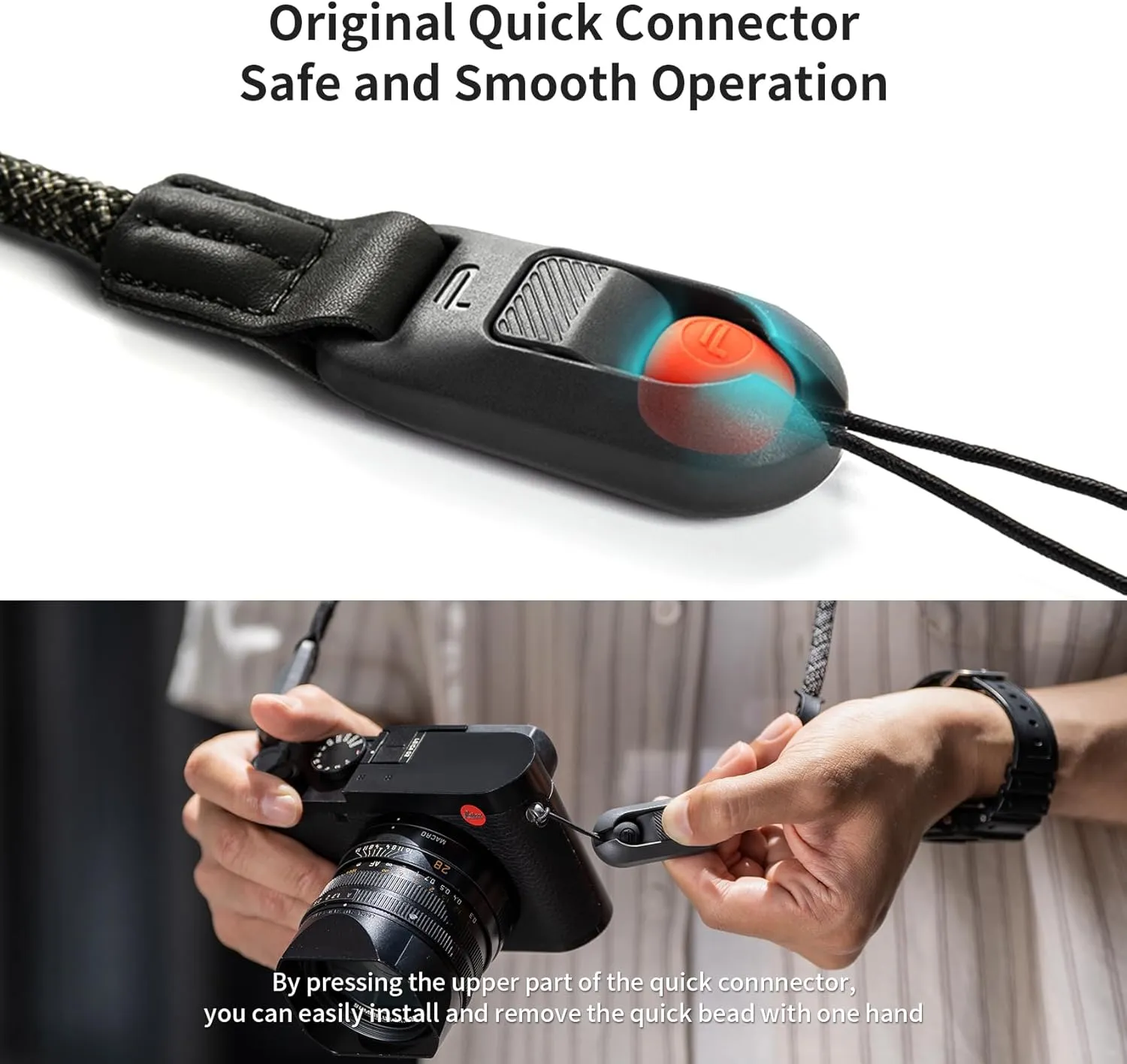 PGYTECH Camera Strap Air for Mirrorless Camera Shoulder Strap Adjustable Neck Strap Light for Sony ZV-E10 for Canon G7 X (Bohemian)