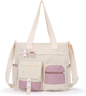 Phaoullzon Crossbody Cute Bag for Teens Kawaii Messenger Purse Nylon Shoulder Tote Bags