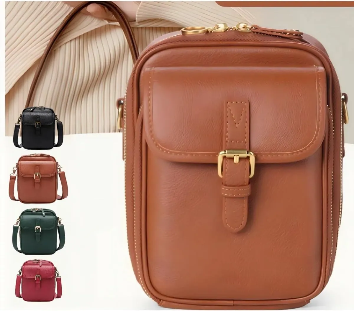 Phone Crossbody Bag, Anti Theft Crossbody Bag women, Strap Stylish Cell Phone Organizer for Daily Use Durable