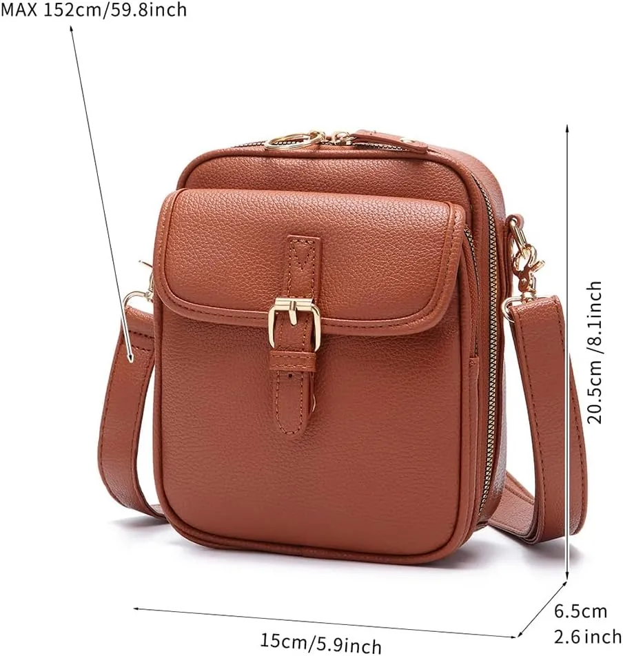 Phone Crossbody Bag, Anti Theft Crossbody Bag women, Strap Stylish Cell Phone Organizer for Daily Use Durable