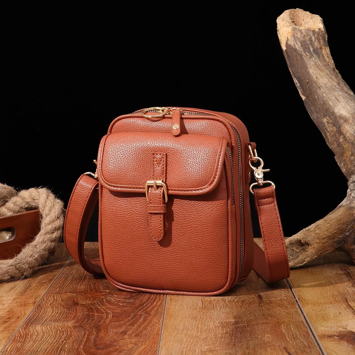 Phone Crossbody Bag, Anti Theft Crossbody Bag women, Strap Stylish Cell Phone Organizer for Daily Use Durable