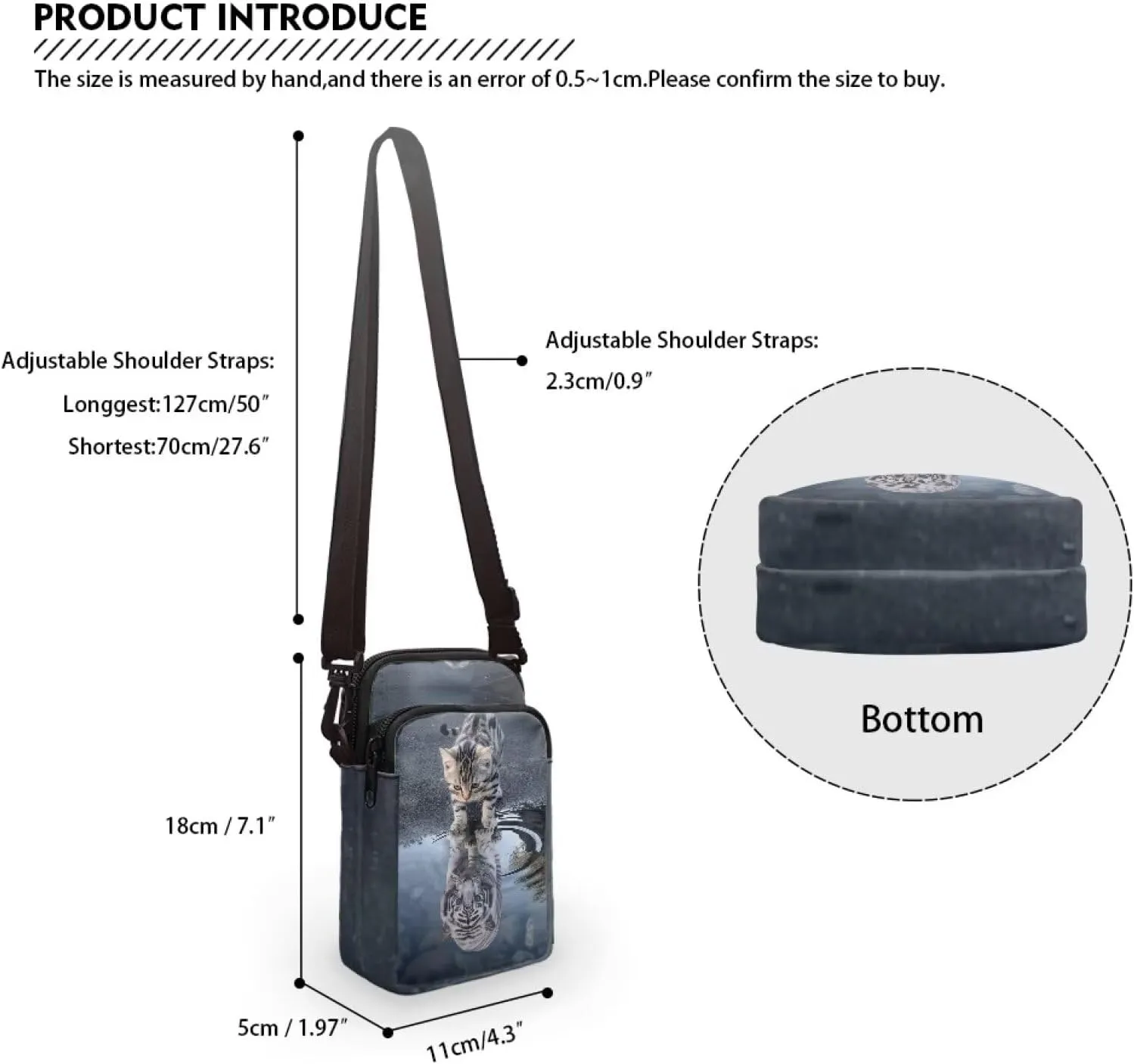 Phone Crossbody Purse for Women Small Messenger Pouch Ladies Cross Body Bags