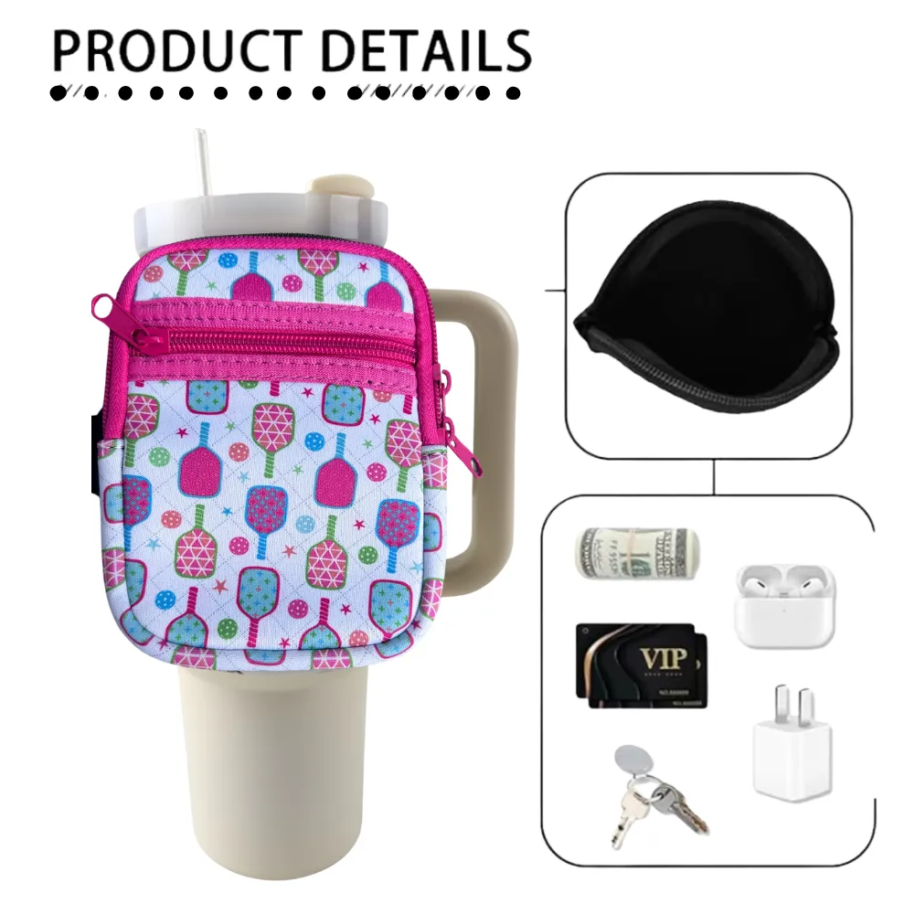 Pickleball Paddle Water Bottle Pouch