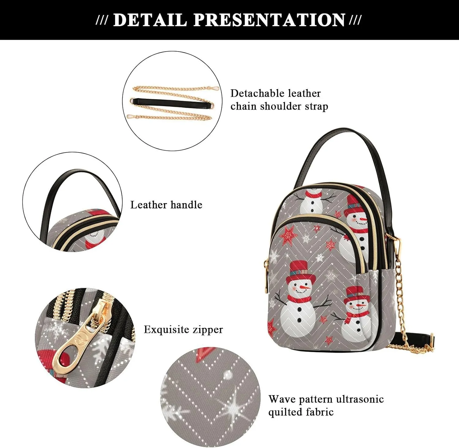 Pizza on Blue Women Crossbody Handbags, Handbag Crossbody with Removable Strap, Small Shoulder Bag for Women