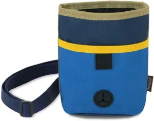 P.L.A.Y. Scout & About Deluxe Training Treat Pouch with Poop Bag Dispenser - 3 Way Wear, Detachable & Adjustable Strap, Reflective Strips, Water-Resistant Back Zipper Pocket, Squeaker (River)