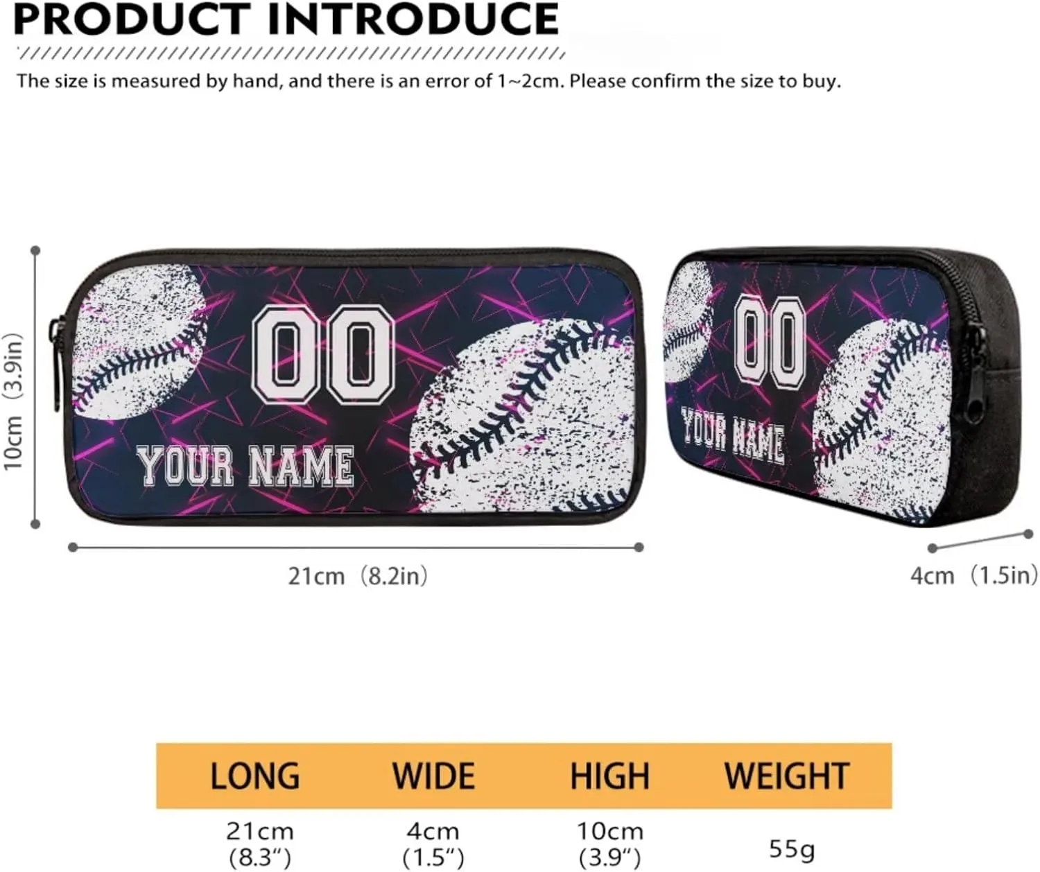 Poceacles Kids Backpack Set for Boys Girls, Personalized Name and Number 4 PCS Teenager School Bag Sets with Lunch Bag Pencil Case Bottle Pouch, School Essentials, Abstract Geometric Violet Baseball