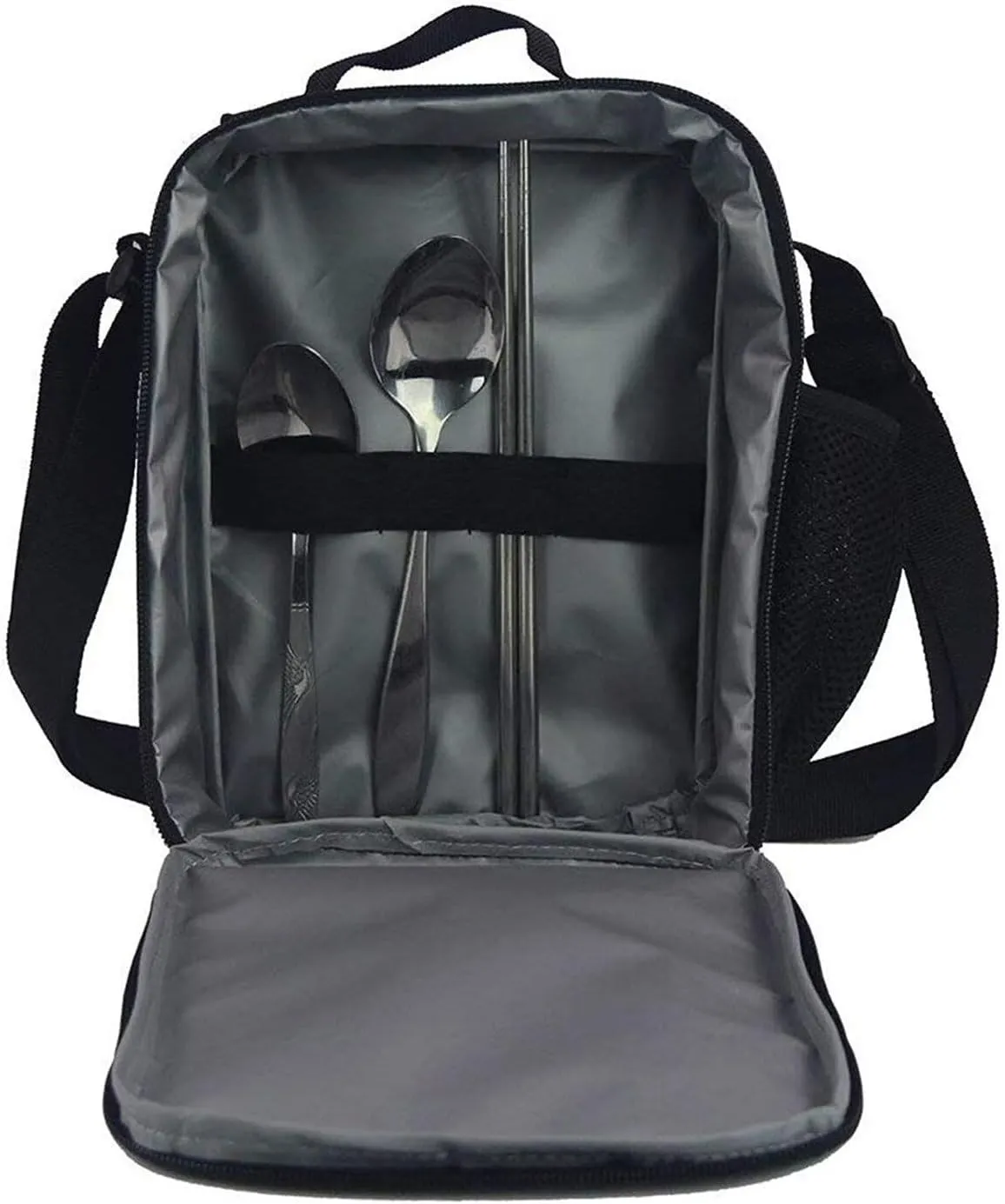 Poceacles Kids Backpack Set for School Travel, 4-Piece Sets Including Lightweight Rucksack, Lunch Bag, Pencil Case, Bottle Bag, for Students Teenagers Adults, Butterfly Moon Star