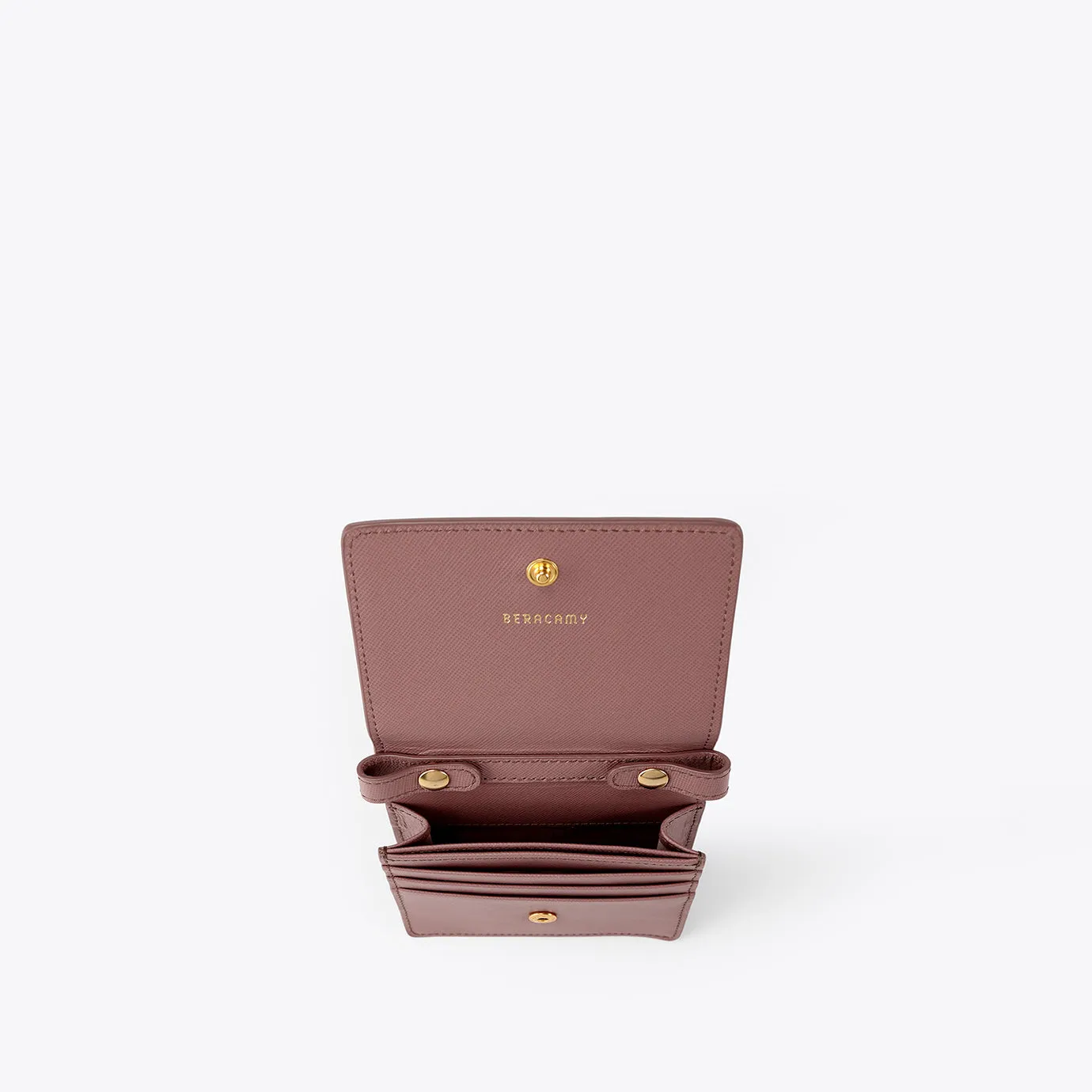 Pochette Chaîne - Saffiano Rose