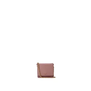 Pochette Chaîne - Saffiano Rose
