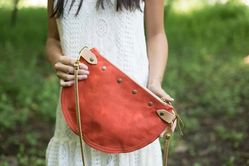 Pocket Add-On For Permanent Baggage Medium Leather Crossbody Bags
